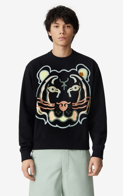 Kenzo Men K-tiger Sweatshirt Black